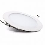 FOCO LED EMBUTIDO REDONDO DE 18 WATTS.